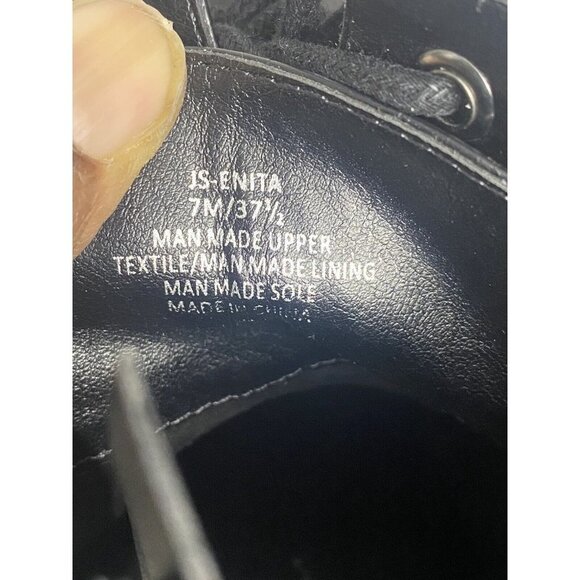 Jessica Simpson Womens Enita Combat Ankle Boot in Black Size 7M - Picture 8 of 9